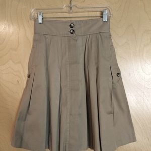 Anthropologie Fei Khaki Skirt